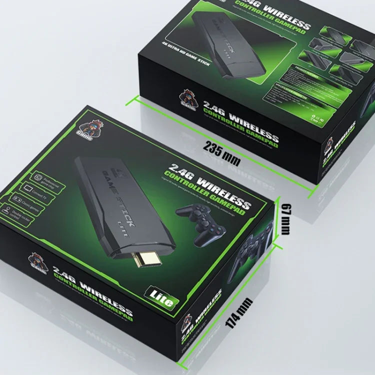 جهاز ألعاب HD لاسلكي Y3 Lite مزدوج، 32G مع 3000 لعبة، 64G مع 10,000 لعبة