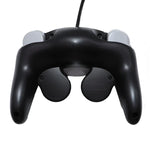 2 قطعة وحدة تحكم ألعاب سلكية بنقطة اهتزاز واحدة لجهاز Nintendo NGC / Wii، أبيض، وردي، أصفر، أحمر، بنفسجي، أخضر، أزرق، أسود، فضي، برتقالي