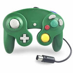 2 قطعة وحدة تحكم ألعاب سلكية بنقطة اهتزاز واحدة لجهاز Nintendo NGC / Wii، أبيض، وردي، أصفر، أحمر، بنفسجي، أخضر، أزرق، أسود، فضي، برتقالي