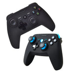 جهاز تحكم ألعاب لاسلكي CX-X1 2.4GHz + Bluetooth 4.0 لمستخدمي Android / iOS / PC / PS3، مقبض واحد (أزرق)، مقبض + حامل (أزرق)، مقبض + حامل + مستقبل (أزرق)