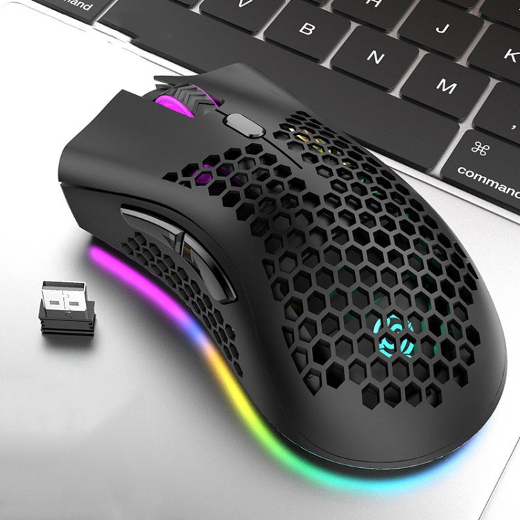 فأرة ألعاب خفيفة الوزن قابلة للشحن لاسلكياً K-Snake BM600 بدقة 1600 DPI مع 7 أزرار وإضاءة RGB ملونة، BM600 لاسلكي أسود، BM600 لاسلكي أبيض، BM600 لاسلكي وردي، BM600 لاسلكي سماوي