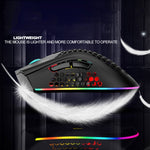 فأرة ألعاب خفيفة الوزن قابلة للشحن لاسلكياً K-Snake BM600 بدقة 1600 DPI مع 7 أزرار وإضاءة RGB ملونة، BM600 لاسلكي أسود، BM600 لاسلكي أبيض، BM600 لاسلكي وردي، BM600 لاسلكي سماوي