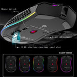 فأرة ألعاب خفيفة الوزن قابلة للشحن لاسلكياً K-Snake BM600 بدقة 1600 DPI مع 7 أزرار وإضاءة RGB ملونة، BM600 لاسلكي أسود، BM600 لاسلكي أبيض، BM600 لاسلكي وردي، BM600 لاسلكي سماوي