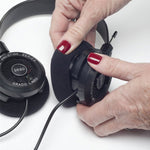 زوجان من وسادات قطنية لسماعة الرأس لـ Grado SR60/SR80/SR125/SR225/SR325/SR325i