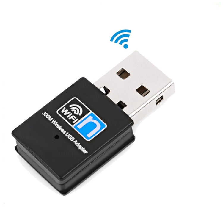 بطاقة شبكة لاسلكية USB صغيرة RTL8192EU بسرعة 300 ميجابت في الثانية