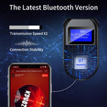 بلوتوث 5.0 استقبال وإرسال صوت ثلاثي الوظائف تلفاز كمبيوتر ألعاب موسيقى محول بلوتوث