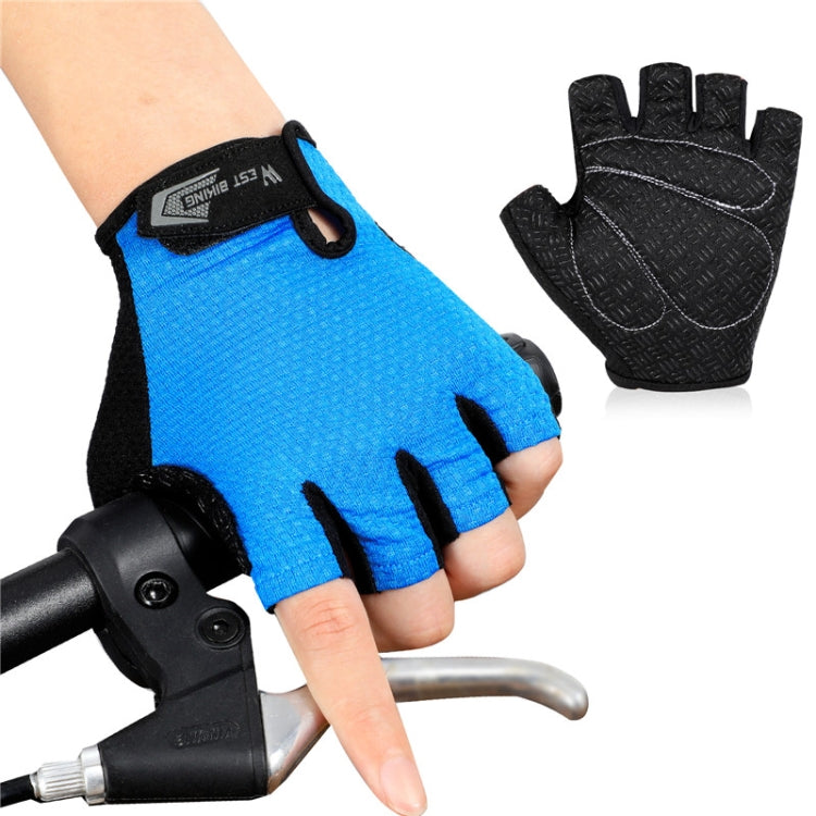 قفازات ركوب الدراجات القصيرة القابلة للتنفس WEST BIKING YP0211218، نصف أصابع مضادة للانزلاق، M, L, XL, 2XL