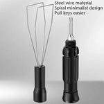 2 قطع من أغطية مفاتيح Shift معدنية عالمية من Capper Wire لمختلف لوحات المفاتيح، 2 قطع