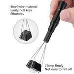 2 قطع من أغطية مفاتيح Shift معدنية عالمية من Capper Wire لمختلف لوحات المفاتيح، 2 قطع