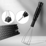 2 قطع من أغطية مفاتيح Shift معدنية عالمية من Capper Wire لمختلف لوحات المفاتيح، 2 قطع