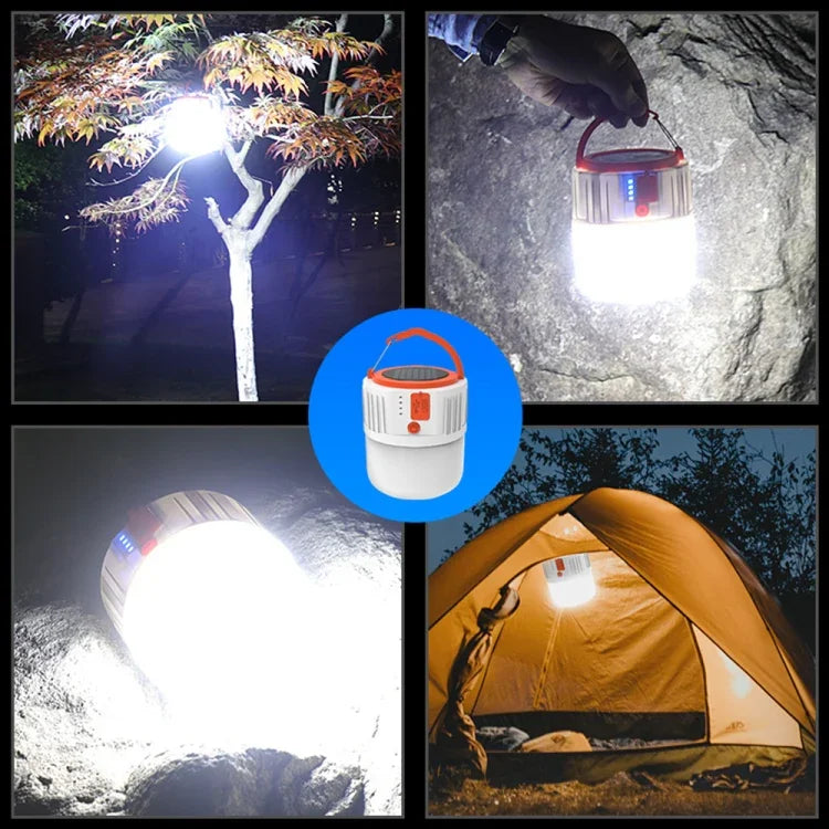 Solar LED Bulb Light Household Emergency Light Mobile Night Market Lamp, Style:, V65 8W  24 LED 2 Battery, V65 8W 24 LED 2 Battery + Power Output, V65 8W 24 LED 2 Battery + Remote Control, V66 8W 42 LED 3 Battery + Power Output