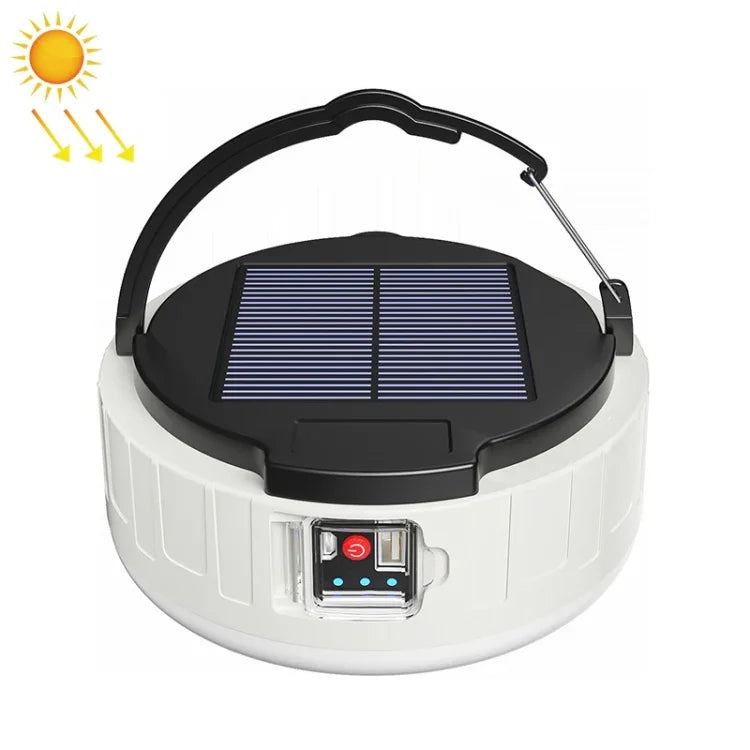 HB208 طاقة شمسية 10W 37 LED ضوء طوارئ منزلي، ضوء سوق ليلي متنقل، ضوء تخييم، HB208 طاقة شمسية