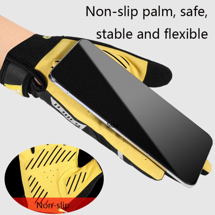 قفازات دراجة WEST BIKING YP0211209 مزودة بممتص صدمات، مضادة للانزلاق، تعمل على شاشة اللمس، M, L, XL
