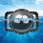 غطاء عدسة كاميرا غوص تحت الماء على شكل قبة شفاف SHOOT XTGP559 لكاميرا GoPro HERO9 Black، لكاميرا GoPro HERO9 Black