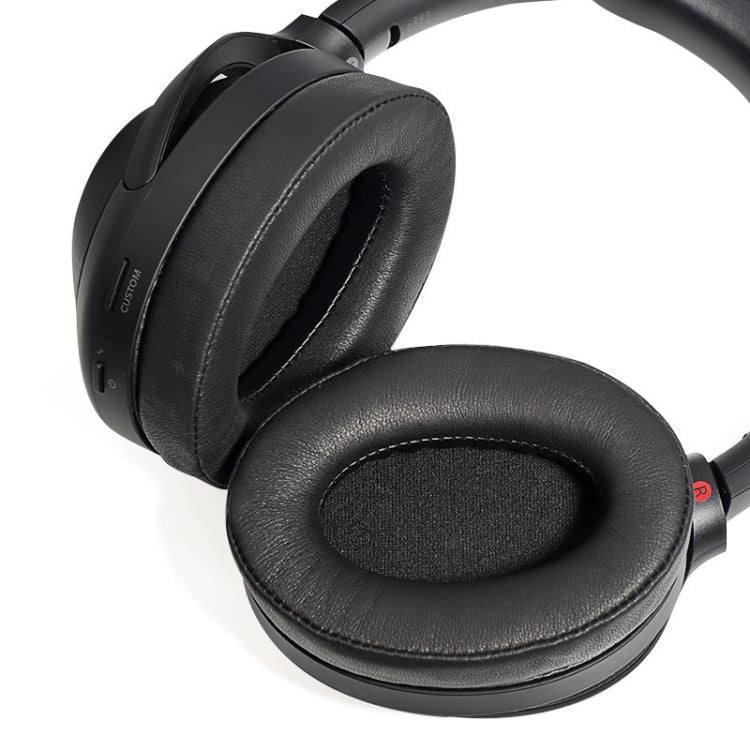 غطاء إسفنجي مريح لسماعة الرأس 2 قطعة لسوني WH-1000xm2/xm3/xm4، (1000X / 1000XM2) بروتين بيج مع مشبك بطاقة، (1000X / 1000XM2) جلد حمل أسود، (1000X / 1000XM2) جلد حمل ذهبي شامبانيا، (1000XM3) بروتين أسود مع مشبك بطاقة