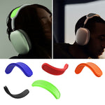 غطاء حماية سيليكون لشريط سماعة T1 لاسلكية بلوتوث لأبل AirPods Max، أسود، أزرق، أحمر، برتقالي، أخضر ليلي