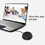 ميكروفون USB متعدد الاتجاهات لمؤتمرات الفيديو والمكالمات الصوتية بزاوية 360 درجة، ميكروفون بث مباشر، M70، M100PRO