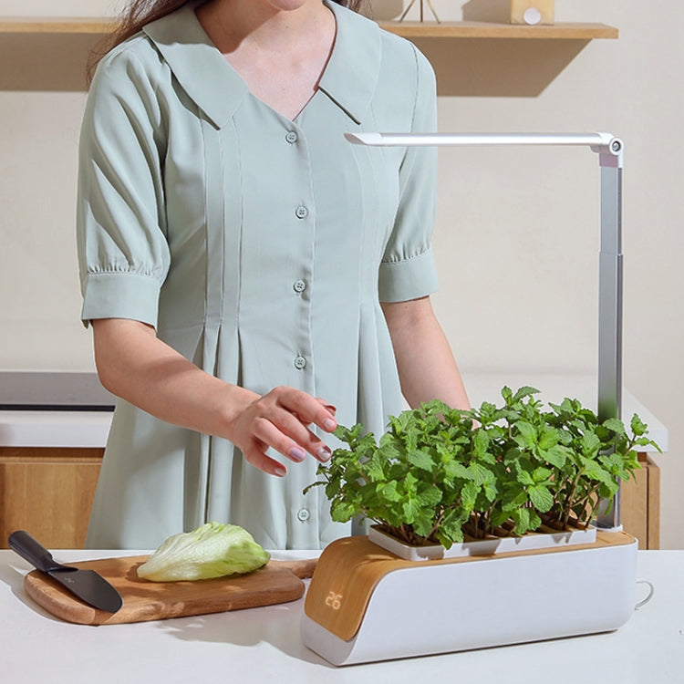 H003 آلة زراعة نباتات خضروات مائية ذكية مصباح نمو نبات كامل الطيف زراعة في التربة وعاء زهور خضروات