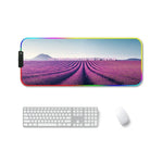 لوحة فأرة مطاطية مضيئة RGB بنقل حراري مقاومة للانزلاق F-01، 300×350×4مم، 350×600×3مم، 350×600×4مم، 300×800×3مم، 300×800×4مم