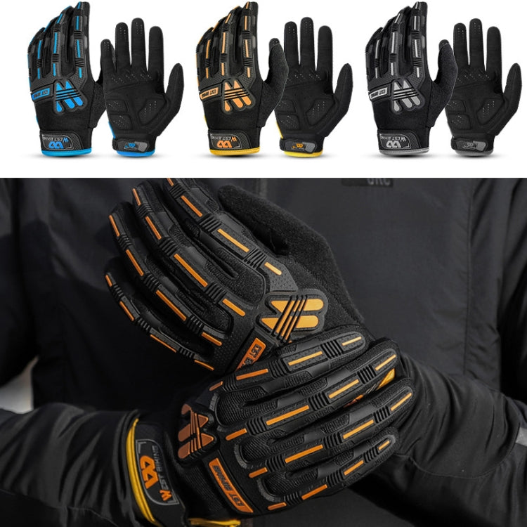 قفازات ركوب WEST BIKING YP0211208 للدراجات النارية، بأصابع طويلة، مضادة للانزلاق، تعمل على شاشة اللمس، M, L, XL