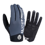 قفازات ركوب WEST BIKING YP0211214 بأصابع طويلة، ممتصة للصدمات، مضادة للانزلاق، تعمل على شاشة اللمس، قفازات رياضية للدراجات، M, L, XL