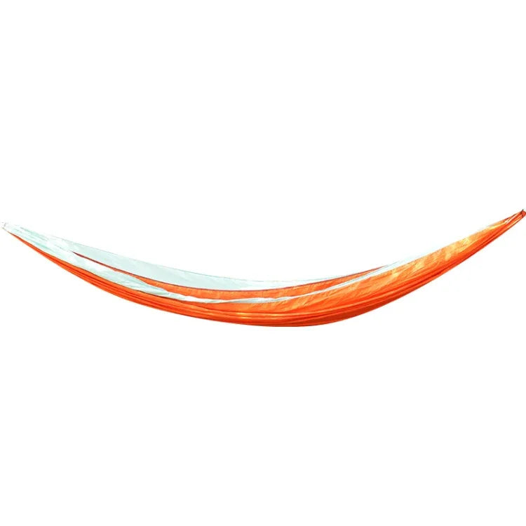Outdoor Hammock Nylon Parachute Cloth Travel Camping Swing, Style:, 2.7m x 1.4m (Black+Gray), 3m x 2m (Black+Gray), 2.7m x 1.4m (Black+Red), 3m x 2m (Black+Red), 2.7m x 1.4m (Red+Sky Blue), 3m x 2m (Red+Sky Blue), 2.7m x 1.4m (Royal Blue+Dark Gray)    ...