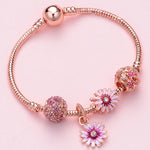 Women Rose Gold Beaded Bracelet, SL124 18cm, SL124 19cm, SL124 20cm, SL125 18cm, SL125 19cm, SL125 20cm, SL126 18cm, SL126 19cm, SL126 20cm, SL128 18cm, SL128 19cm, SL128 20cm, SL129 18cm, SL129 19cm, SL129 20cm, SL130 18cm, SL130 19cm, SL130 20cm     ...