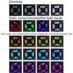 شريط إضاءة LED مع تحكم عن بعد 16 لون RGB حزام ضوء USB سيمفوني شريط ضوء نيون زخرفي ناعم، 3 أمتار، 4 أمتار