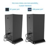 JYS X133 Multi-Function Cooling Base + Game Disc Storage For XBOX Series X Host, JYS X133