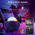 DQ-M3 ضوء سماء نجمية دوار LED بلوتوث موسيقى كواكب عارض محيط يدعم بطاقة TF، النمط: USB + بلوتوث، بطارية + بلوتوث