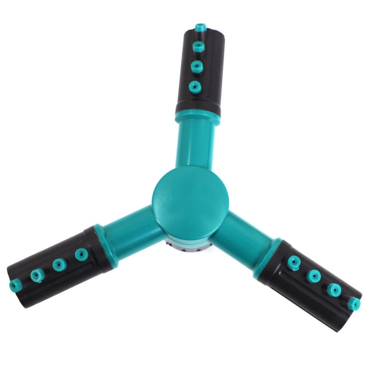 Trampoline 360 Degree Automatic Rotating Sprinkler Gardening Water Toy,Size:, Large (Green), Small (Blue)