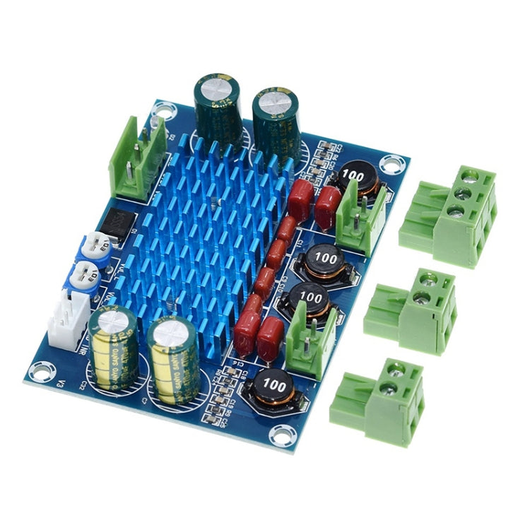 لوحة مضخم طاقة رقمية عالية القدرة HW-447 TPA3116D2 مخصصة للتركيب، مدخل 5-28V، خرج 120W