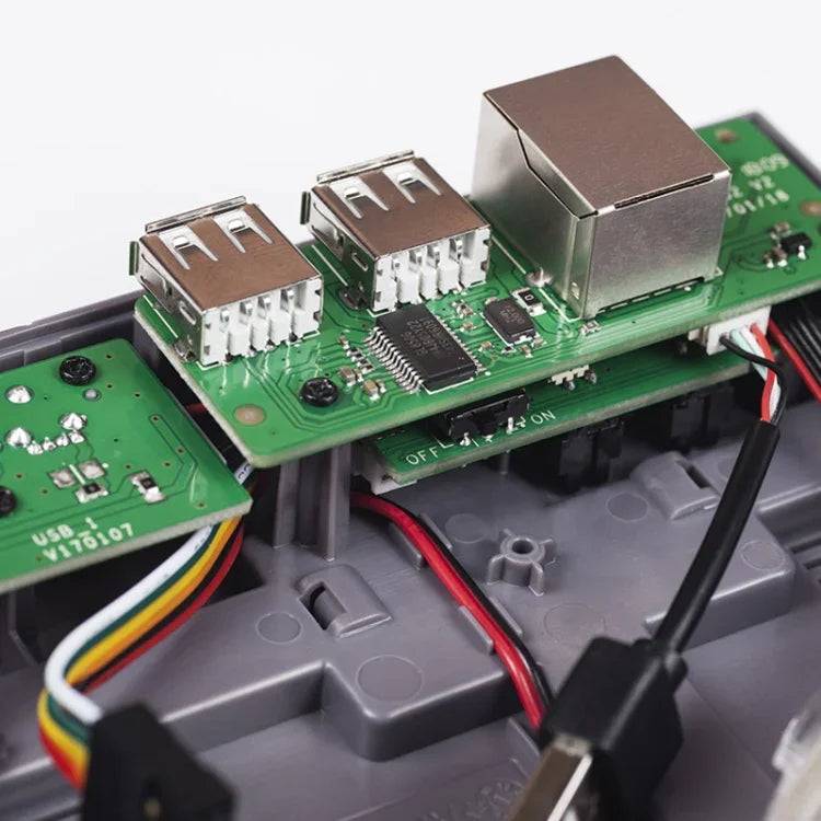 صندوق جهاز ألعاب Retroflag NESPi مع مؤشر LED لجهاز Raspberry Pi، Retroflag NESPi Case+