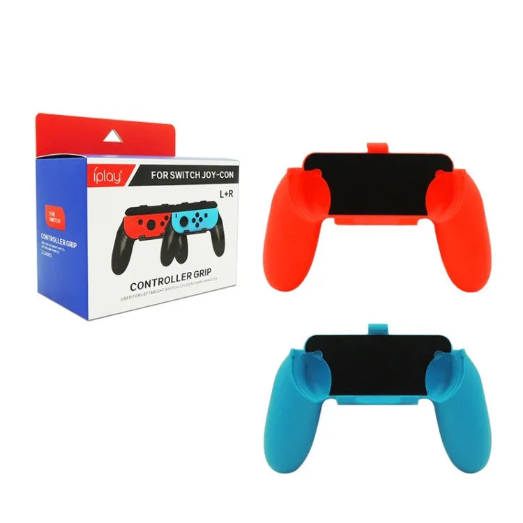 مقابض يسرى ويميني لجهاز الألعاب Nintendo Switch من IPLAY، HB-S004 (أحمر أزرق)