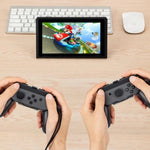 مقابض يسرى ويميني لجهاز الألعاب Nintendo Switch من IPLAY، HB-S004 (أحمر أزرق)