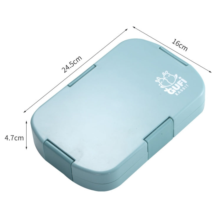 صندوق غداء ميكروويف للطلاب XINGCHENG XC-451 بلاستيك مع تقسيمات، صندوق غداء محمول، أزرق، وردي
