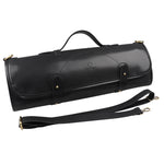 WESSLECO Chef Knife Storage Bag Portable Roll Knife Storage Bag, Portable Roll Black, WESSLECO Brown