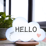 HS-007 لوحة رسائل قابلة للمسح DIY بحروف LED ضوء اعتراف، أبيض، أسود، وردي، أزرق