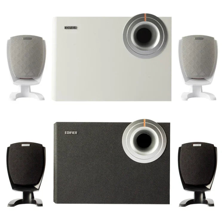مكبرات صوت كمبيوتر متعددة الوسائط Edifier R201T06، قابس أمريكي، R201T06 أسود