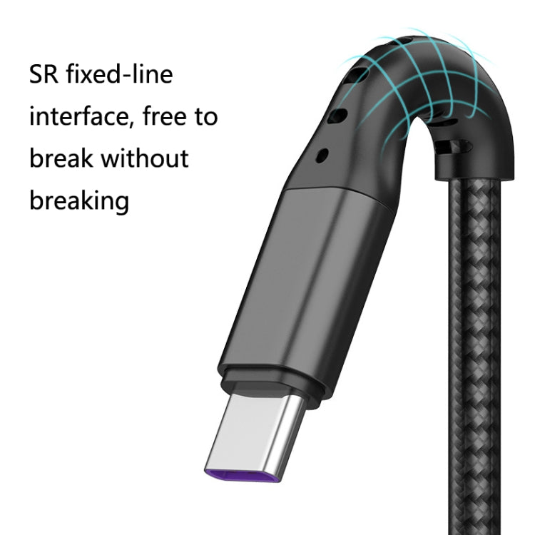 كابل شحن سريع 3 في 1 USB إلى 8 بن + USB-C / تايب-سي + مايكرو USB طراز ZZ034، 2 قطعة، نمط: 5A فائق السرعة-أسود، ميني-فضي، ميني-أحمر، ميني-أزرق، ميني-أسود