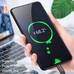 كابل شحن سريع 3 في 1 USB إلى 8 بن + USB-C / تايب-سي + مايكرو USB طراز ZZ034، 2 قطعة، نمط: 5A فائق السرعة-أسود، ميني-فضي، ميني-أحمر، ميني-أزرق، ميني-أسود