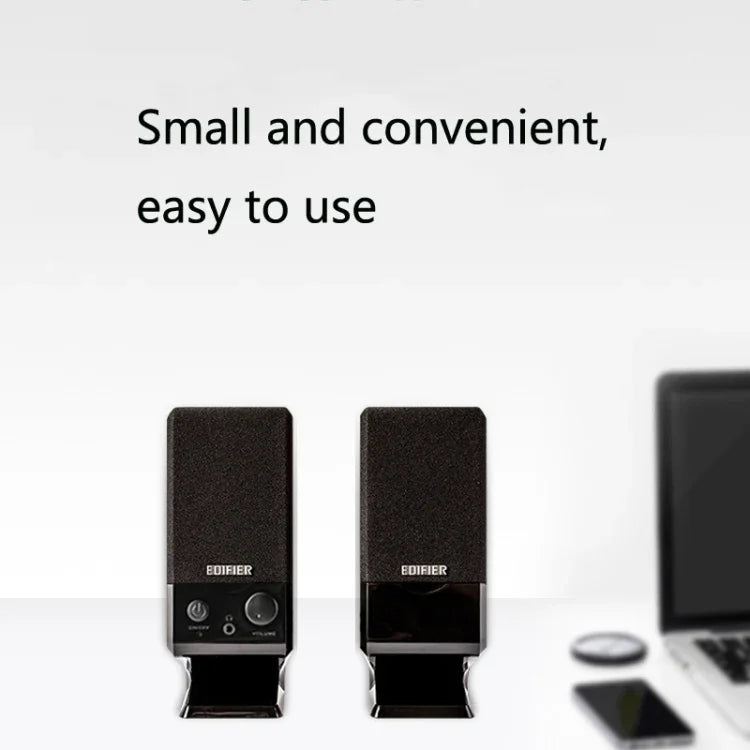 مكبر صوت لابتوب USB صغير Edifier R10U، R10U أسود