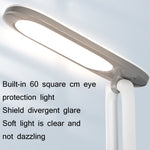 مصباح مكتب LED قابل للطي YAGE T125، ضوء قراءة USB، أبيض خزفي، أزرق أبيض، وردي أبيض
