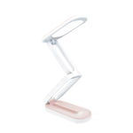 مصباح مكتب LED قابل للطي YAGE T125، ضوء قراءة USB، أبيض خزفي، أزرق أبيض، وردي أبيض