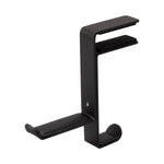 JD039 Metal Clip Earphone Holder Desktop Headset Hook, White, Black