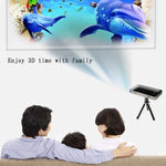 جهاز عرض ذكي DLP HD صغير C6 بنظام أندرويد 1G+8G، جهاز عرض محمول للمنزل والهاتف المحمول، قابس أمريكي (أسود)، قابس أوروبي (أسود)، قابس بريطاني (أسود)، قابس أسترالي (أسود)، قابس أمريكي (أبيض)، قابس أسترالي (أبيض)