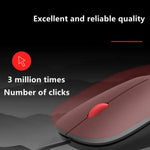 Lenovo Thinkplus M80 فأرة لابتوب مكتبية خفيفة الوزن مريحة، سلكية ولاسلكية
