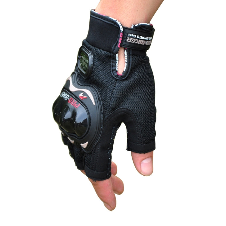 قفاز ركوب خارجي PRO-BIKER PRO01C للدراجات النارية، مضاد للسقوط، حماية أمان، نصف إصبع، M, L, XL, XXL
