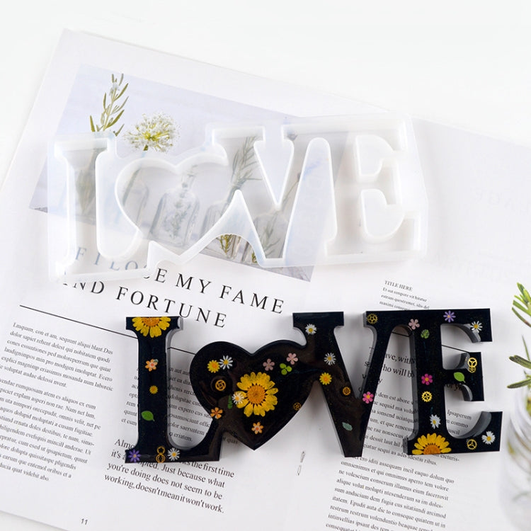 قوالب سيليكون لحروف راتنج كريستالي DIY، قالب حرفي مضاد للحروف MD3300_LOVE، MD3301_HOME، MD3302_Family، قالب حرفي إيجابي MD3313_LOVE، MD3314_HOME، MD3315_FAMILY