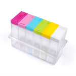 6 PCS/Set Transparent Spice Seasoning Box Storage Bottle, Seasoning Box Storage Bottle（6 PCS）